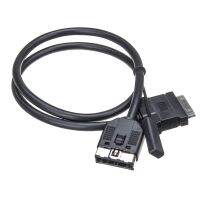 อินเทอร์เฟซ Aux Auxiliary Audio Input Cable Adapter สำหรับ Land Roverrange Roverjaguar สำหรับ ipod