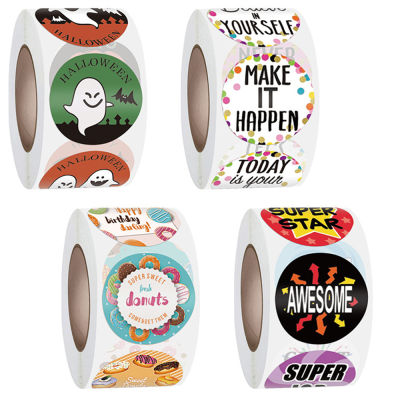 Halloween Sticker Labels Pumpkin And Ghost Party Supplies Ghost Sealing Labels Halloween Pumpkin Stickers Horror Decoration Stickers