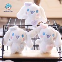 ANIME FAN อุปกรณ์ตกแต่งภายใน น่ารักค่ะ การ์ตูน จี้ห้อยกระเป๋า Cinnamoroll คุโรมิ พวงกุญแจ พวงกุญแจยัดไส้ เด็ก Cinnamoroll พวงกุญแจของเล่นตุ๊กตา