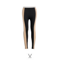 SS2023 BLACK &amp; NUDE UV PANT  กางเกงขายาวใส่ว่ายน้ำ สีดำแถบสีเนื้อ ผ้าหนา กัน UV UPF 50+