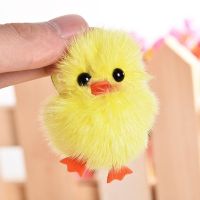 【Wrist watch】 All match Chick Pendant Fluffy Keychain Stuffed Kids Gifts ！