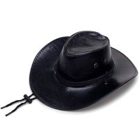 Retro Hipster Cowboy Hat Western Large Brim Cowboy Hat Outdoor Trend Casual Door Hardware Locks