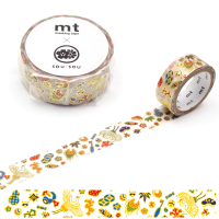 mt masking tape iyasaka (MTSOU30) / เทปตกแต่งวาชิ รุ่น Foil stamping ลาย iyasaka แบรนด์ KAMOI mt masking tape ประเทศญี่ปุ่น