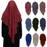 ยาว khimar สวดมนต์ของผู้หญิงชีฟองชีฟองของผู้หญิงแปดสองสามปีที่ผ่านมาเต็มผ้าคลุมศีรษะอิสลาม vijab ผ้า