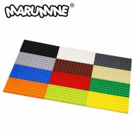 MARUMINE 6x12 Dots Thin Base Plate Blocks Parts 3028 Classic Board Brick Building 5PCS Accessories Model MOC Toys DIY Gifts