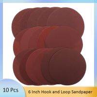 【cw】 6 Inch 10 Pcs Sanding Discs and Sandpaper Orbital for Automotive Woodworking 【hot】