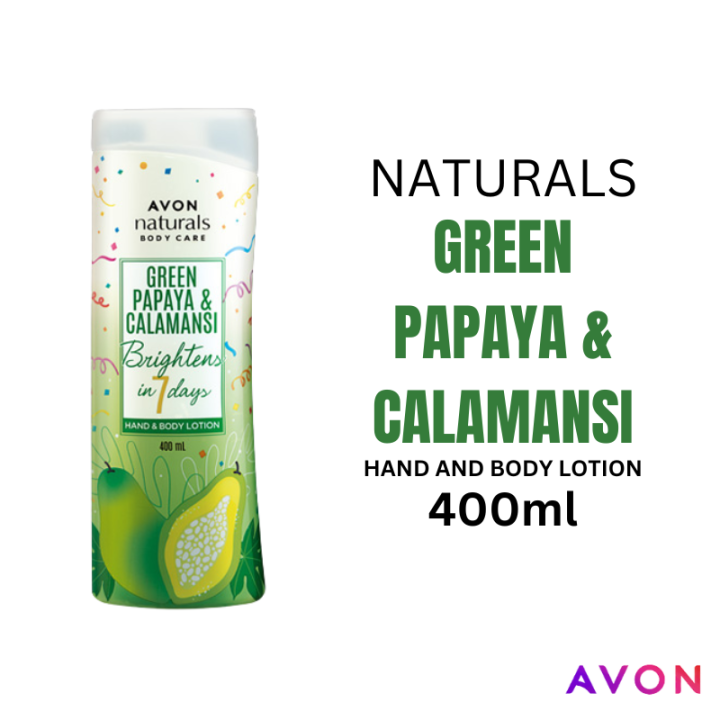 NATURALS GREEN PAPAYA & CALAMANSI HAND AND BODY LOTION (400ML) Lazada PH