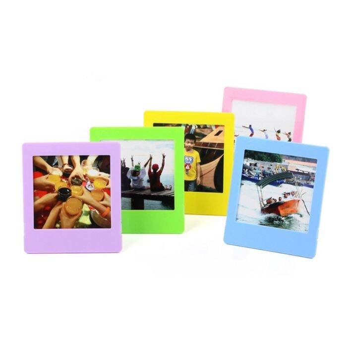 5x-photo-decor-borders-stand-photo-frame-set-สำหรับ-instax-square-sq10-sq1-sq20-sq6-sp3กล้องฟิล์ม