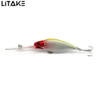 Crankbait VIB Hard Bait Sinking Bass Lure 9.2g / 11cm Chrome Laser Painting 3D Eyes Rattle Balls For Freshwater Shad Perch 6 Pcs