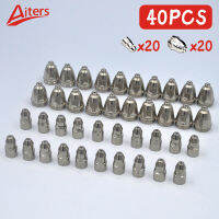 【YY】40PCS P80 Cutting Consumables Nozlze and Electrode 20PCS Nozlze 20 PCS Electrode Plas Cutter Accessories