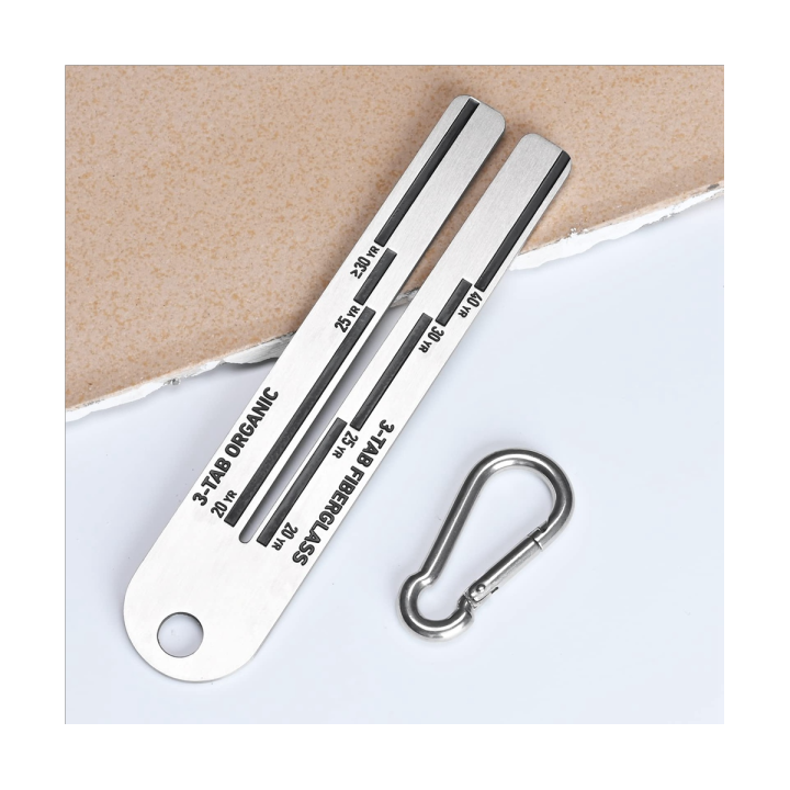 2 PCS 4/09 Shingle Gauges Roof Pitch Gauge Measuring Tool for Roofing