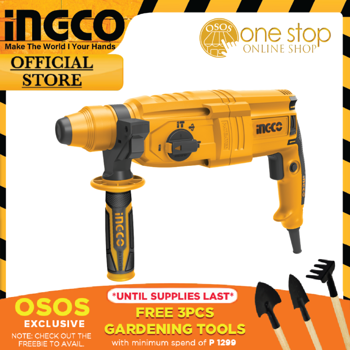 INGCO Industrial Rotary Hammer Drill 800W RGH9028 •OSOS• Lazada PH