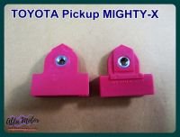 TOYOTA MIGHTY-X PICKUP GLASS RAIL CLIP "RED" #กิ๊บรางกระจก สีแดง พลาสติกอย่างดี