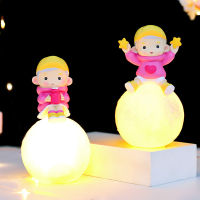 Cartoon Creative Planet Girl Star Light Decoration Childrens Toy Girl Bedroom Bedside Table Atmosphere Decorative Light