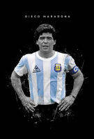 โปสเตอร์นักฟุตบอล Maradona มาราโดน่า โปสเตอร์ติดผนัง ของแต่งบ้าน แต่งห้องนอน 77poster