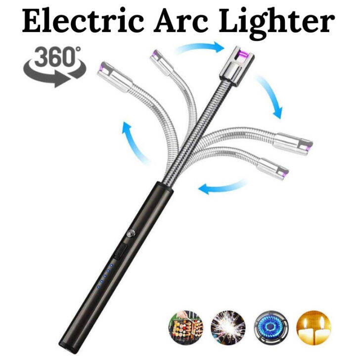 (Local Stock) Candle Lighter Kitchen Lighter 360 Flexible Electric Arc