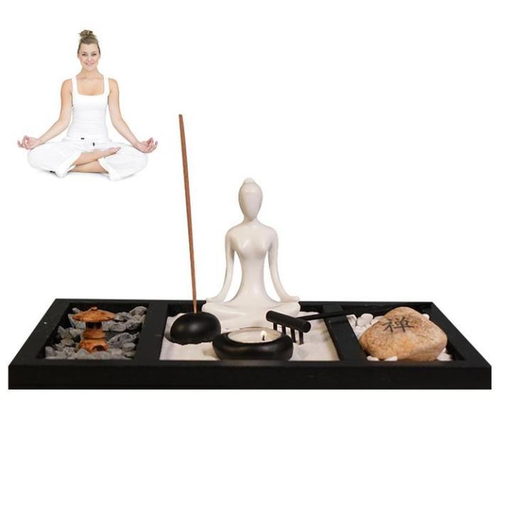 Yoga Pose Sculpture Meditation Accessories Decor With Incense ...