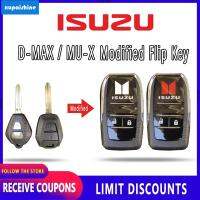 【XPS】 Cod Sale สำหรับ Isuzu Dmax Mux Modified Flip Key Remote Shell Replacement Cover Car Accessories Parts