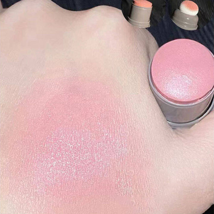 shrink-blush-cream-blush-with-long-lasting-color-double-head-blush-sponge-monochrome-blush-natural-blush-cream