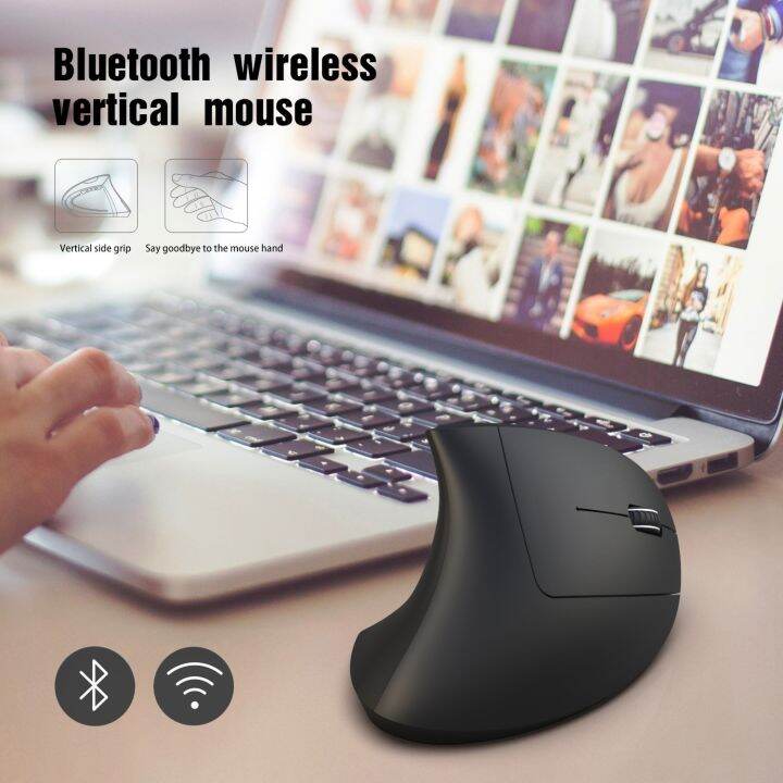 wireless-mouse-gamer-gaming-mice-bluetooth-usb-vertical-ergonomic-for-pc-computer-laptop-notebook-desktop-rechargeable-mause-kit