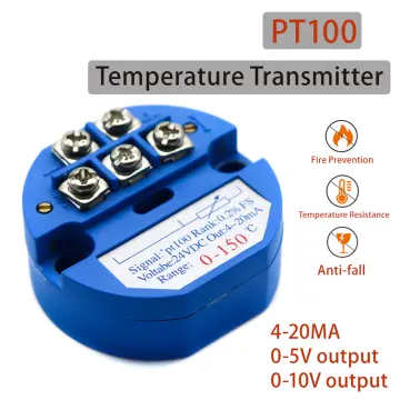RTD PT100 Temperature Sensor Transmitter Module 0-400C 4-20mA