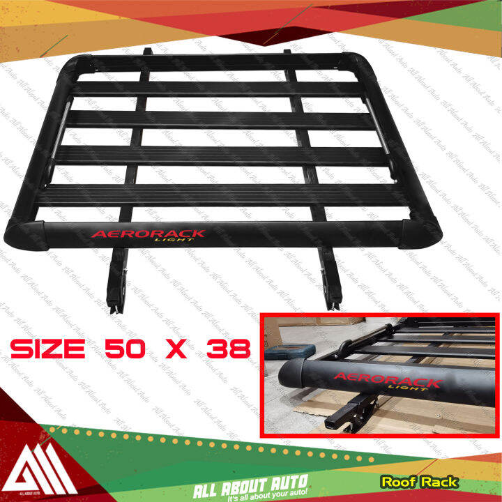 50x38 Aerorack Universal Car Aluminum Rack Roof Basket With Clamp To ...