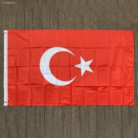 ☍ↂ free shipping xvggdg 90 x 150cm Turkey flag Banner Hanging National flags Turkish