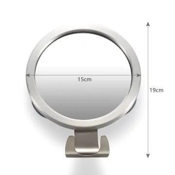 Travel Mirror for Shaving Fogless Bathroom Mirror with Removable Wall  Suction Small Portable Handheld for Makeup 