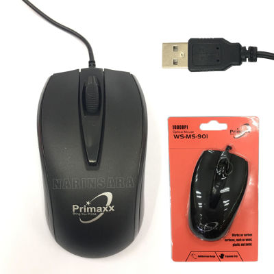 Primaxx WS-MS-901 MOUSE USB Optical เมาส์มีสาย