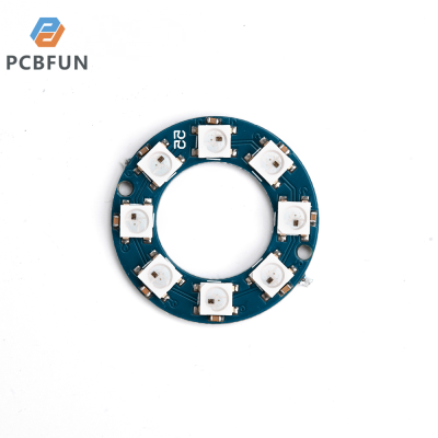 pcbfun ICSI017A 16บิตแผงไฟ RGB บอร์ดควบคุมไฟ LED สีโปรแกรมได้ WS2812-4เหมาะสำหรับไมโครคอนโทรลเลอร์ Arduino และผู้ที่ชื่นชอบ DIY