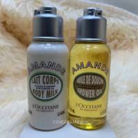 LOccitane Almond Shower Oil + LOccitane Almond Body Milk 75ml