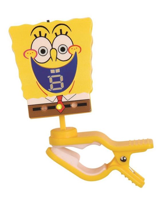 spongebob-squarepants-sbt01-guitar-tuner-จูนเนอร์-เครื่องตั้งสายกีตาร์-ที่ตั้งสาย-แบบหนีบ-ปรับหมุนได้-360-องศา-แถมฟรีถ่าน-ลิขสิทธิ์แท้