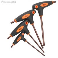 T Handle Spanner Torx Screwdriver Hex Key Wrench Sets Double-end Allen Spanner Hand Tool Screwdriver Star Wrench Repair Tool