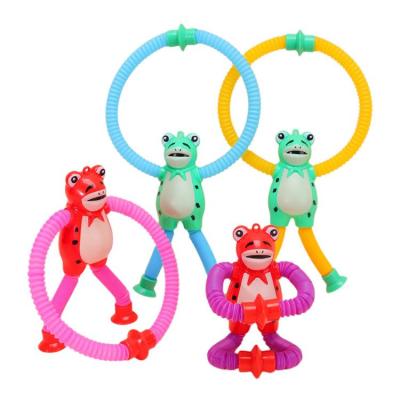 Suction Cup Toy Telescopic Tube Fidget Toys Unique Cute Animal Design Stretchy Suction Cup Toy for Kids 4-8 Perfect for Travel Outdoor and Home pretty well