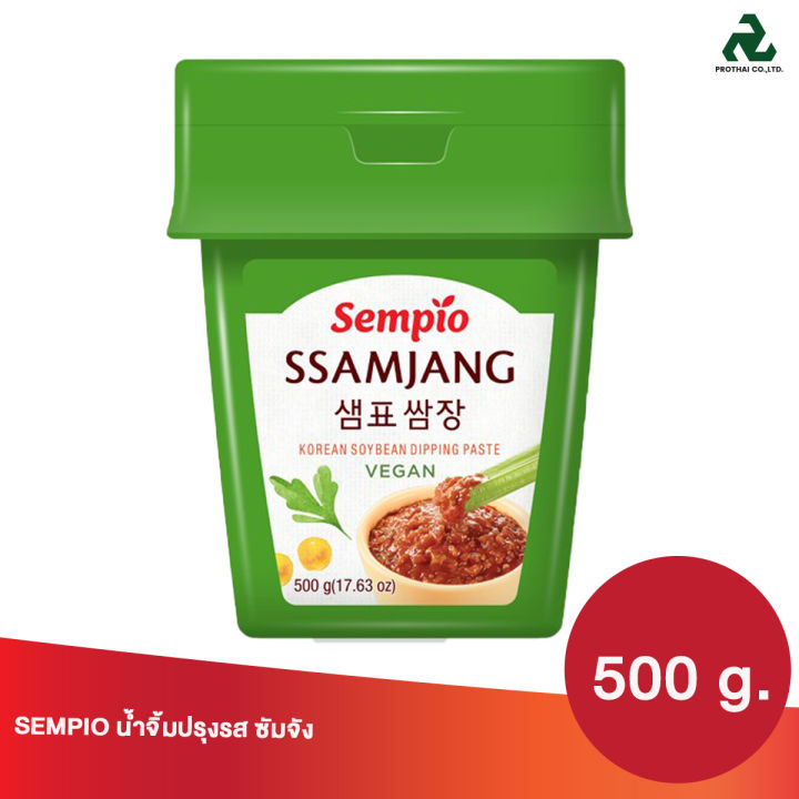 ซีซัน-ซอยบีน-เพสท์-น้ำจิ้ม-ตรา-เซมเพียว-seasoned-soybean-paste-sempio-brand-500g