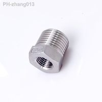 1/2 quot; BSP Male x 1/4 quot; BSP Female Reducer Bushing Thread 201 Stainless Steel Threaded Pipe Fitting Connector For Water Oil Air