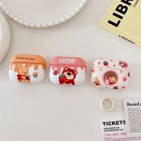 shuohaa160 เคสแข็ง สำหรับ Airpods Pro2 Airpods Pro Airpods 3 gen3 AirPods 2 Cartoon Winie the Pooh หมีพูห์ Lotso Bear หมี Protective Hard Case