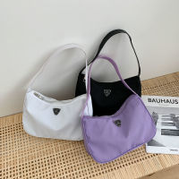 Women Casual Handbag Simple Nylon Daily Female Totes Underarm Shoulder Bags