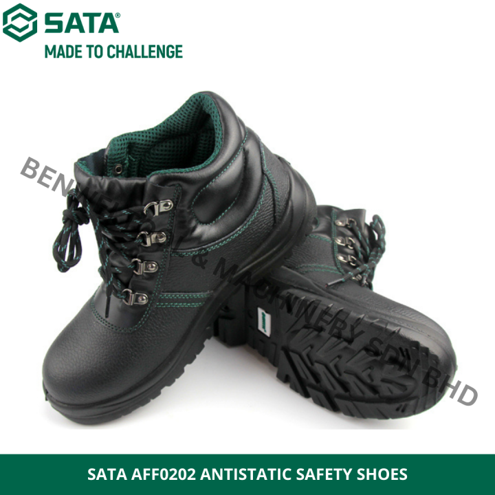 SAFETY BOOTS / WORK SHOES / SATA AFF0202 ANTISTATIC SAFETY SHOES / ANTI