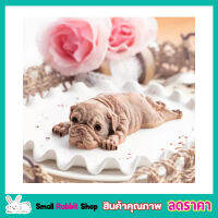 Printed silicone dog treats บล็อคทำขนมสุนัข 5D พิมพ์ซิลิโคนทำขนม พิมพ์ขนมเค้ก พิมพ์ซิลิโคน ทำวุ้น ทำน้ำแข็ง ทำขนมพุดดิ้ง รูปทรงสุนัข แม่พิมพ์ 5d