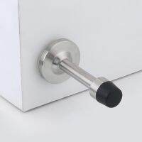 Nice Cushioning Effect Stainless Steel Practical Punch-free Door Stopper for Office Door Hardware Locks