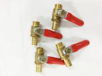 Free shipping hot sale 1/4 - 8 Double male ball valve external thread brass ball valve copper valve