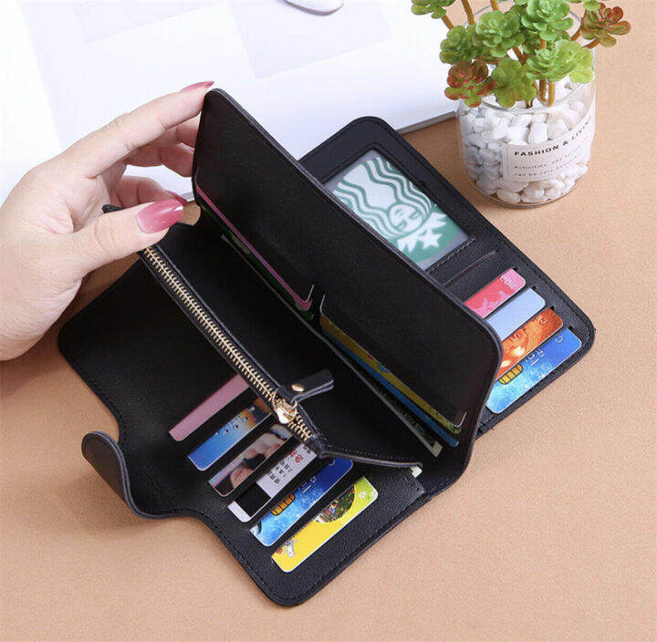 leather-large-capacity-phone-clutch-card-holder-ladies-wallet-women