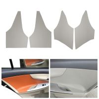 2pcs Microfiber Leather Interior Car Door Panel Covers Protective Trim For Toyota Corolla 2007 2008 2009 2010 2011 2012 2013