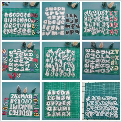 Oversized 26 letters Metal Cutting Dies Large size Scrapbooking For wedding Card Making DIY Embossing Cuts New Craft Pattern