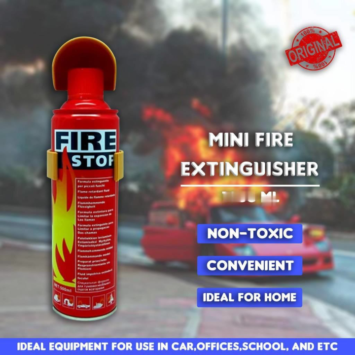 Car Fire extinguisher Mini Portable 500ML 2029 EXPIRY Dry Chemical Fire