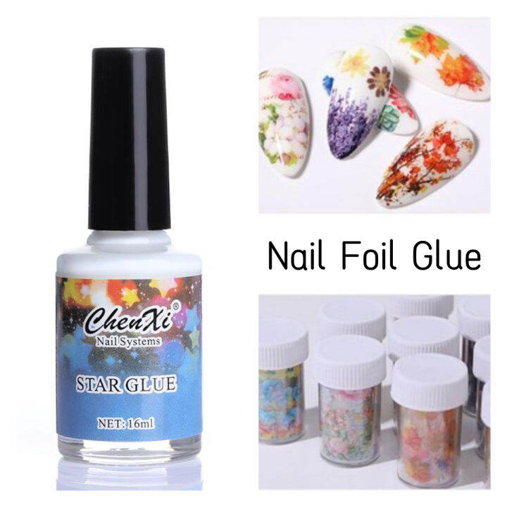 UR SUGAR 16ml Nail Foil Adhesive Glue For Transfer Foil Sticker Nail
