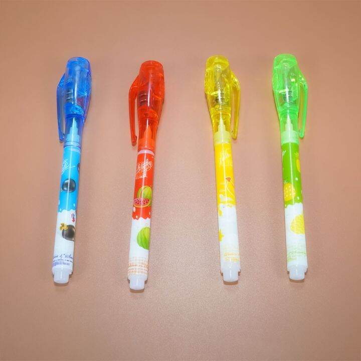 Invisible Ink Pen 7747 with Advanced UV Light Revealer for Secret
