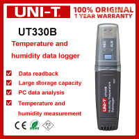 เทอร์โม-ไฮโกรมิเตอร์ UNI-T UT330B อุปกรณ์บันทึกข้อมูล USB อุณหภูมิการเชื่อมต่อคอมพิวเตอร์ขนาดเล็ก/ข้อมูลการจัดเก็บข้อมูลเครื่องวัดความชื้น