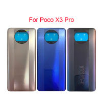 อะไหล่ฝาครอบแบตเตอรี่ด้านหลังของแท้สำหรับ Poco X3 Pro